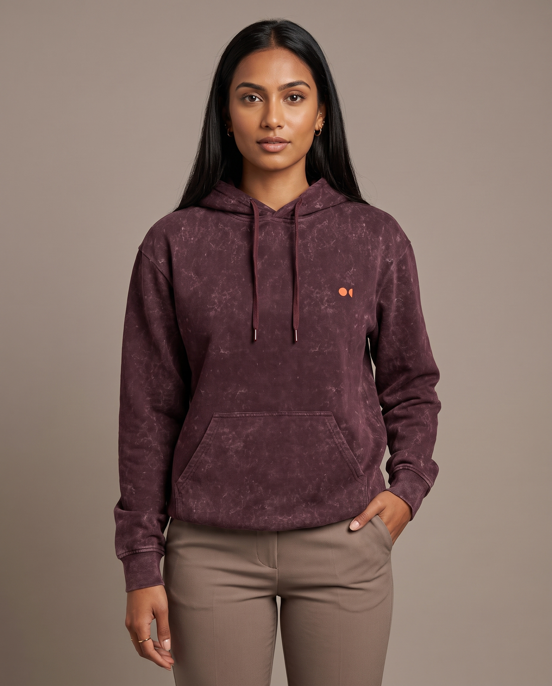 Edge Maroon female front